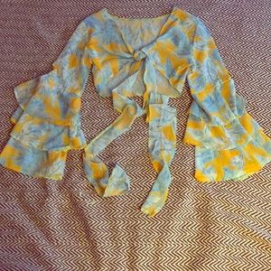 Women’s Sheer Knot Up Top -